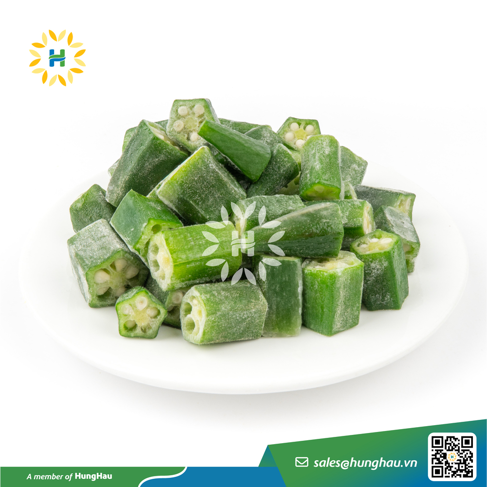 IQF Okra cut HungHau Foods