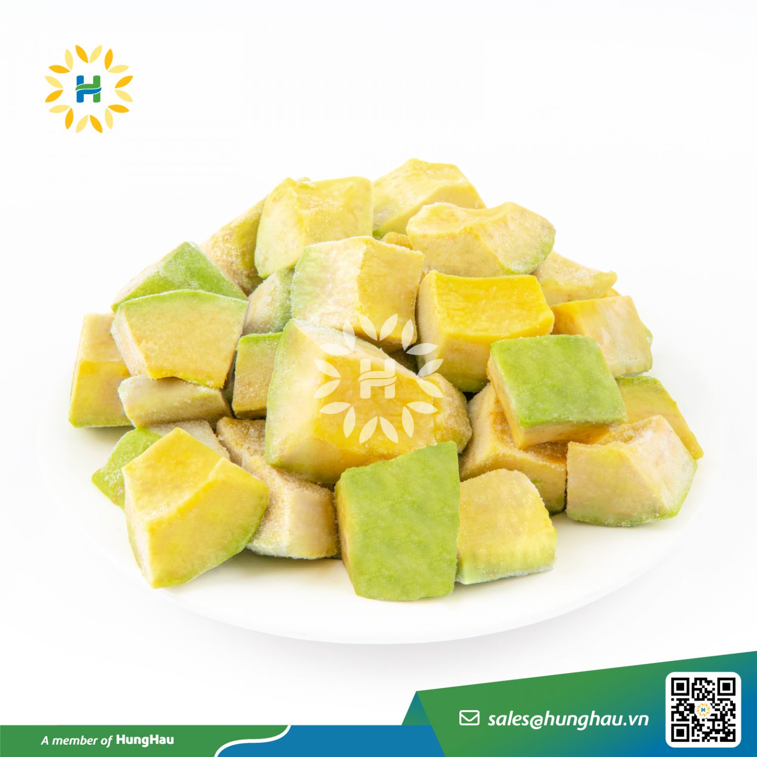 IQF avocado cut dice