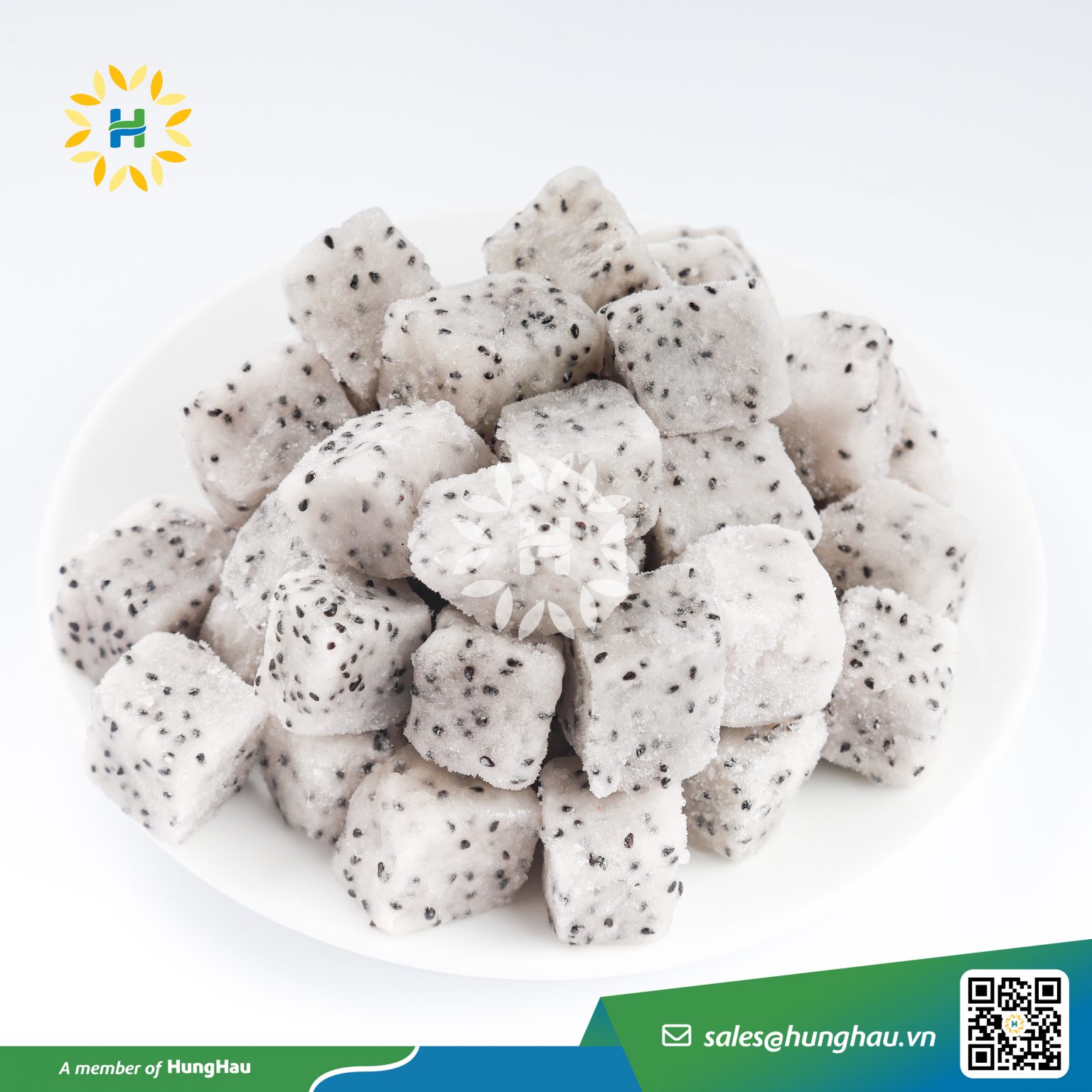 IQF RED DRAGON FRUIT DICES