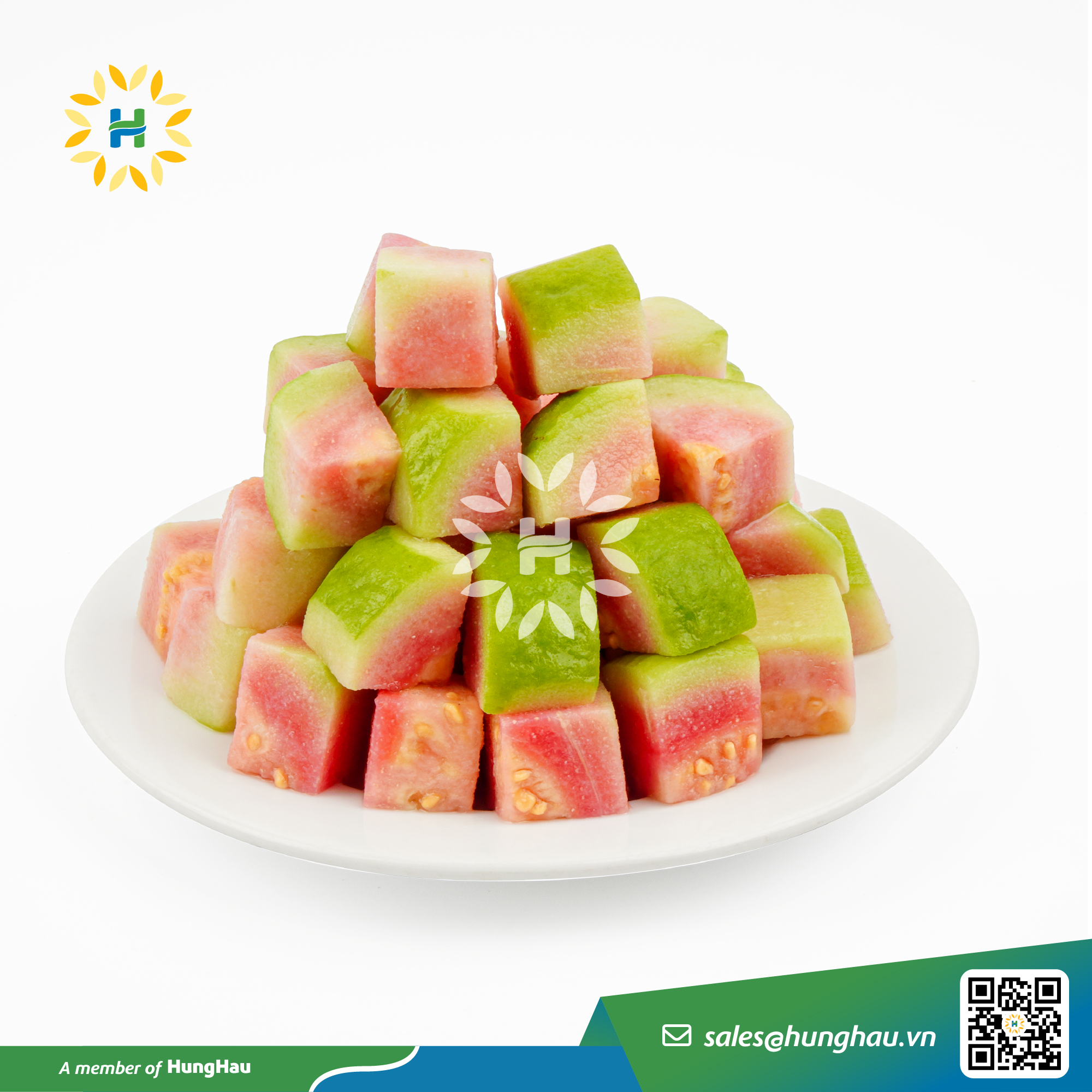 Ôỉ đông lạnh ruột đỏ cắt dice