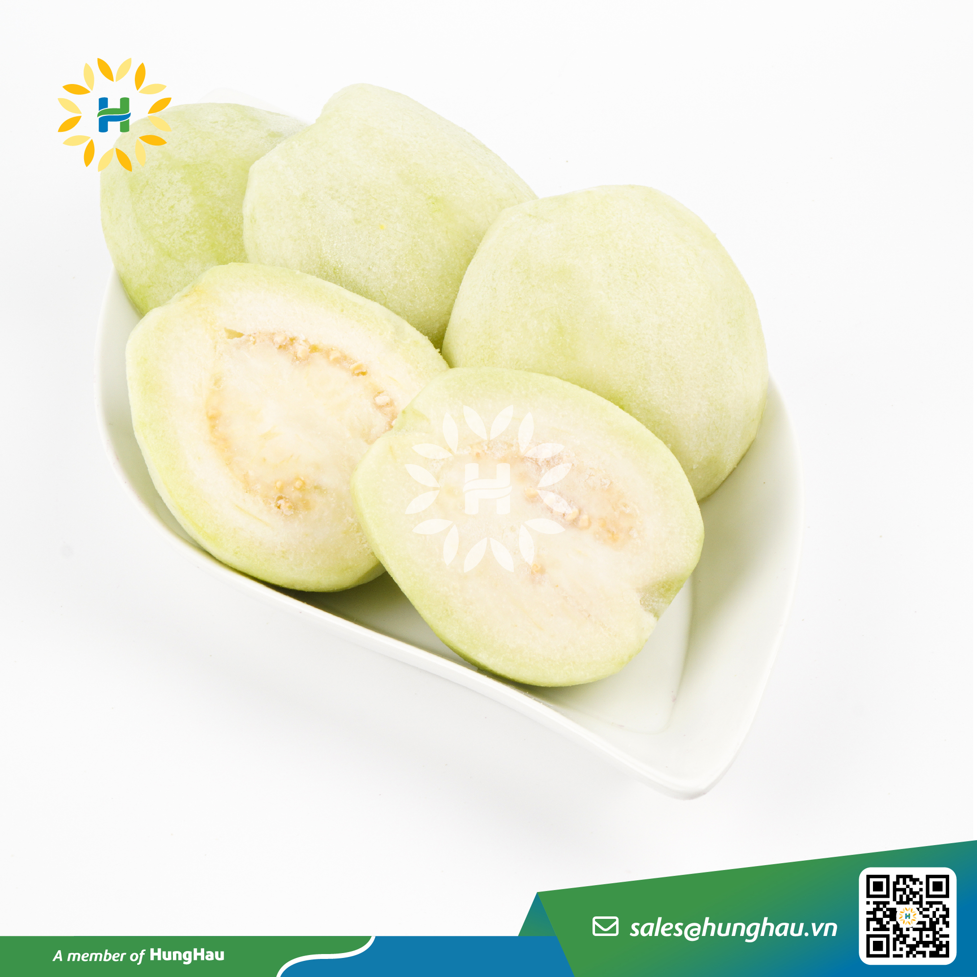 Ổi đông lạnh cắt nửa
