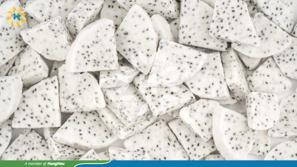 IQF Dragon White Fruit cut 1/4