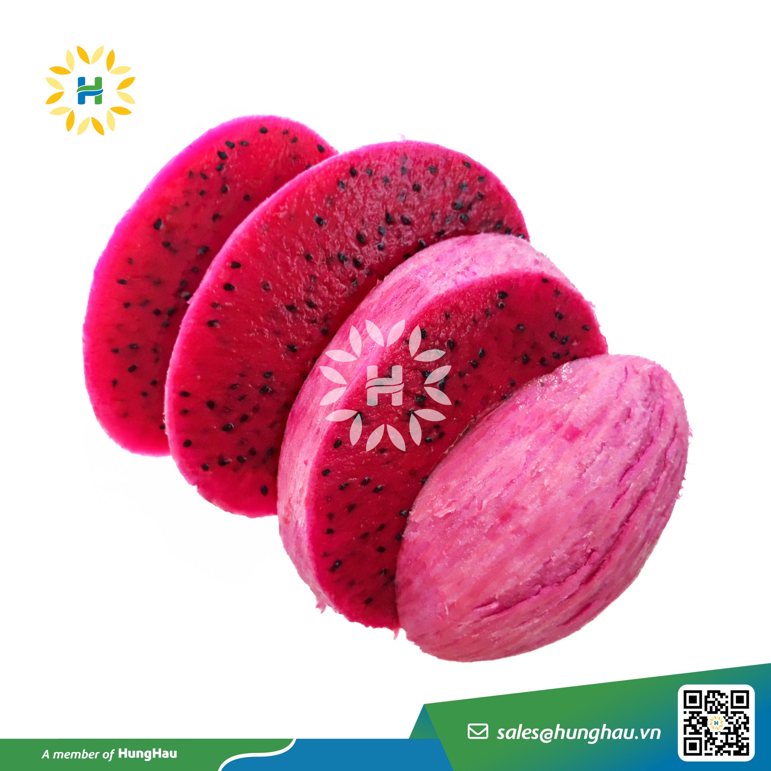 IQF red dragon fruit