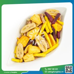 Mix rau củ trái cây sấy