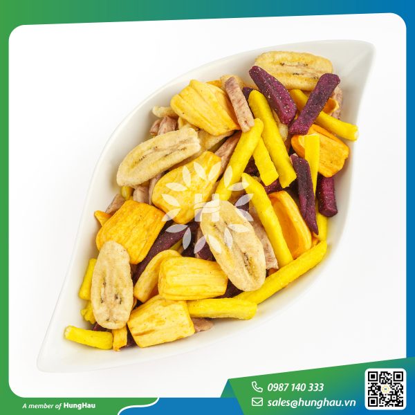 Mix rau củ trái cây sấy