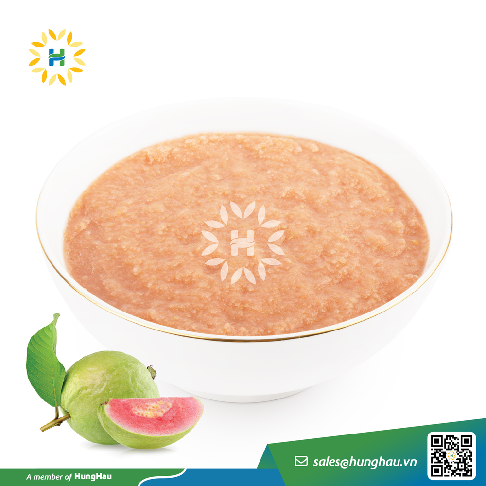 Puree ổi ruột đỏ đông lạnh