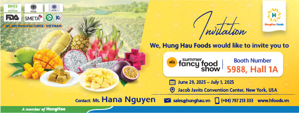 HUNGHAU FOODS IS PROUD TO PARTICIPATE IN THE SUMMER FANCY FOOD SHOW 2025 THE WORLD’S LEADING SPECIALTY FOOD TRADE SHOW!
