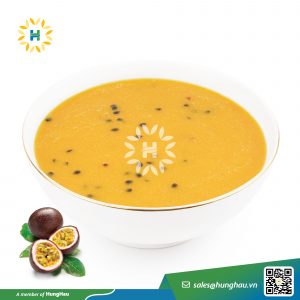 Passion fruit puree with seeds