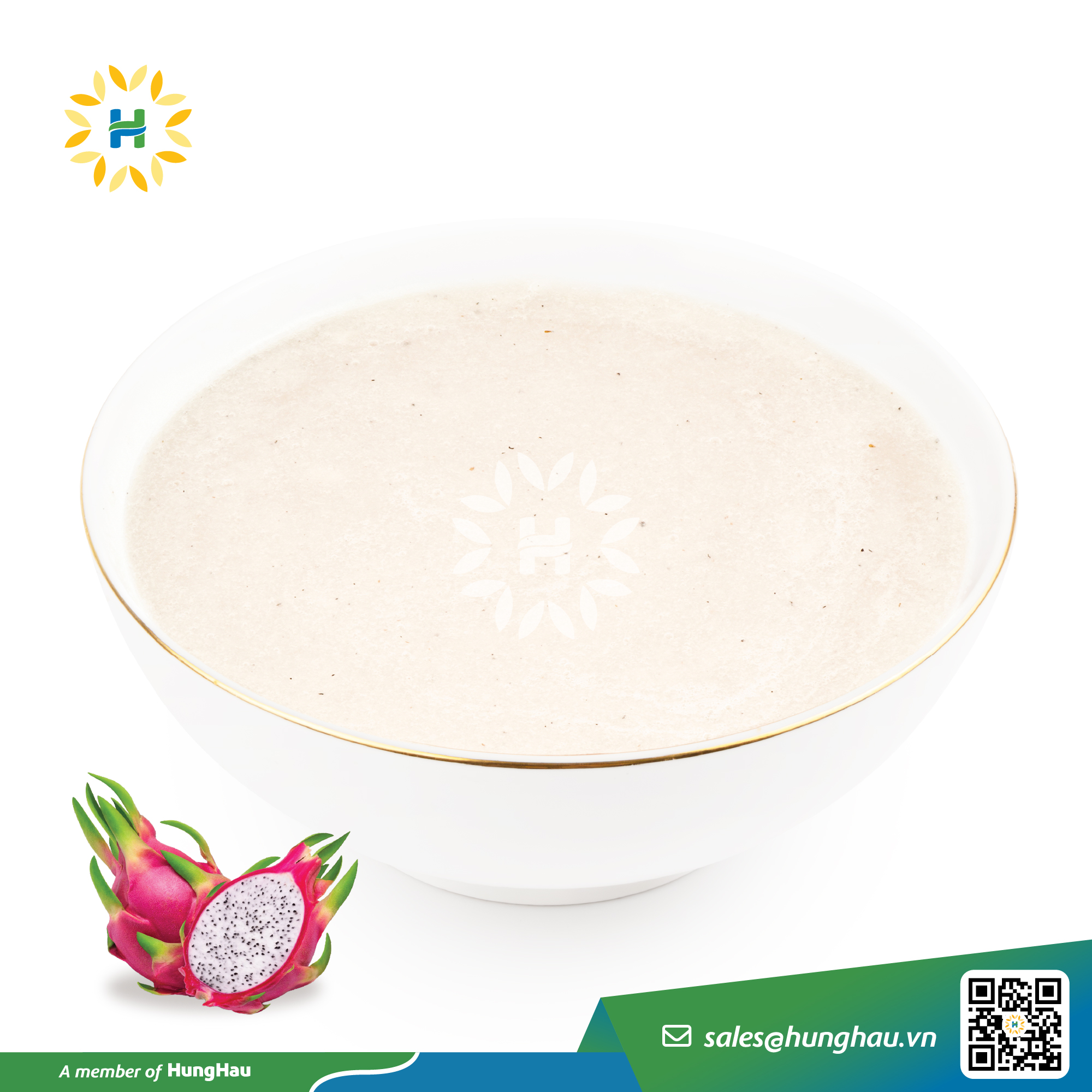White Dragon Fruit Puree – Seedless