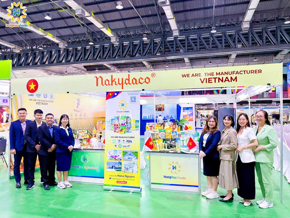 HUNGHAU FOODS WRAPS UP A SUCCESSFUL JOURNEY AT VIETNAM–LAOS TRADE PROMOTION EVENT 2025