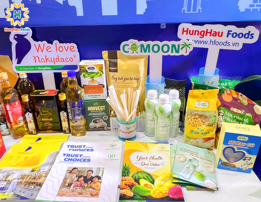 HungHau Foods góp mặt tại Hội chợ Thương mại Việt Lào (VIETLAO EXPORT 2025).