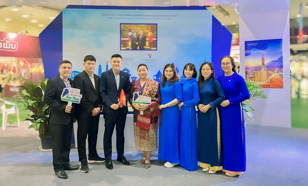 HungHau Foods góp mặt tại Hội chợ Thương mại Việt Lào (VIETLAO EXPORT 2025).