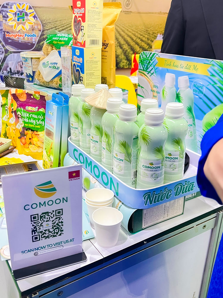 HungHau Foods góp mặt tại Hội chợ Thương mại Việt Lào (VIETLAO EXPORT 2025).