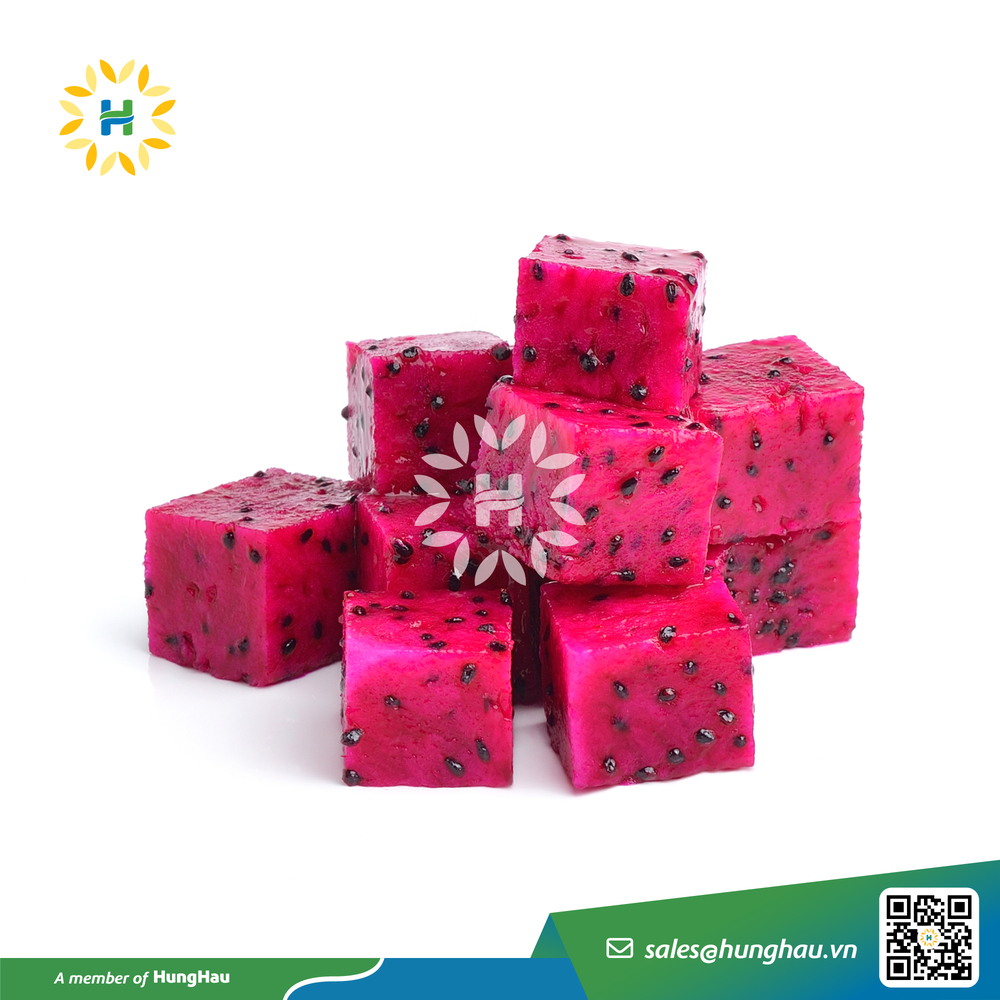 Thanh long cắt dices