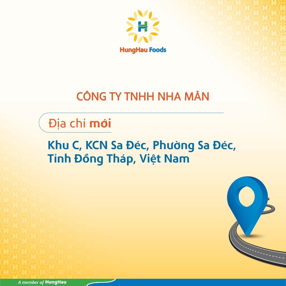 HÙNG HẬU FOODS chính thức cập nhật địa chỉ mới