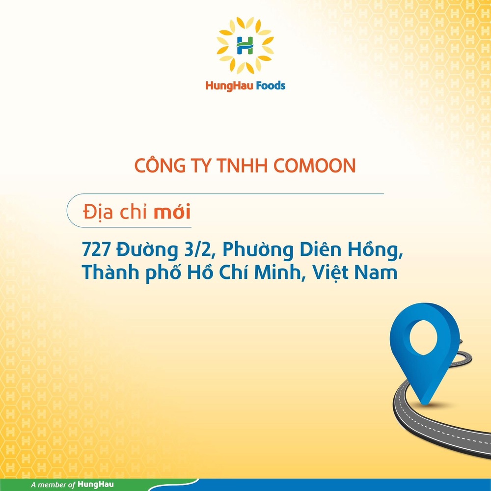 HÙNG HẬU FOODS chính thức cập nhật địa chỉ mới