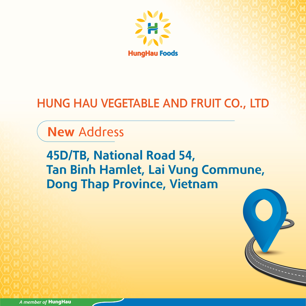 Hung Hau Foods has offcially updated its business address