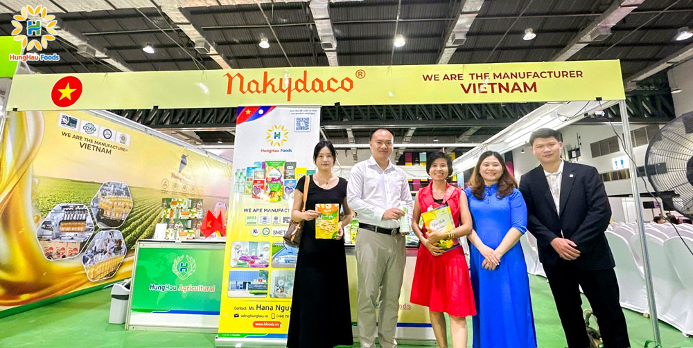 HungHau Foods góp mặt tại Hội chợ Thương mại Việt Lào (VIETLAO EXPORT 2025).