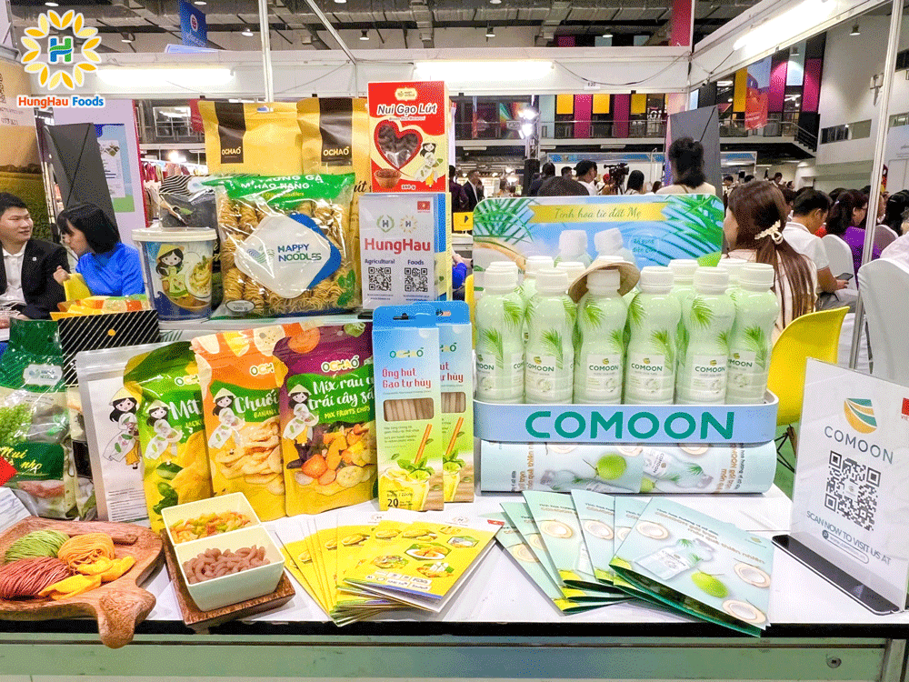 HungHau Foods góp mặt tại Hội chợ Thương mại Việt Lào (VIETLAO EXPORT 2025).