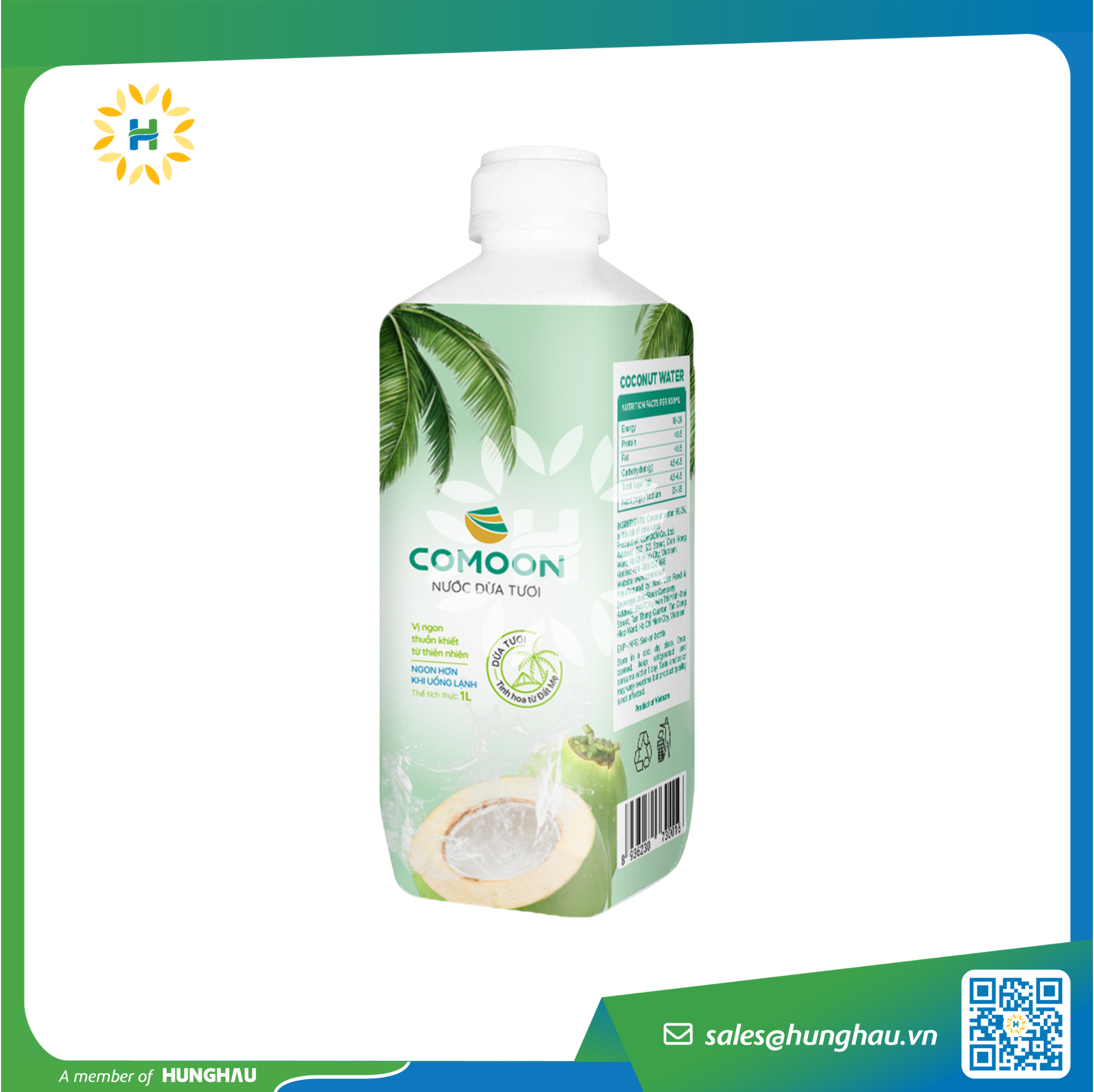 Nước dừa tươi đóng chai PP 1000ml