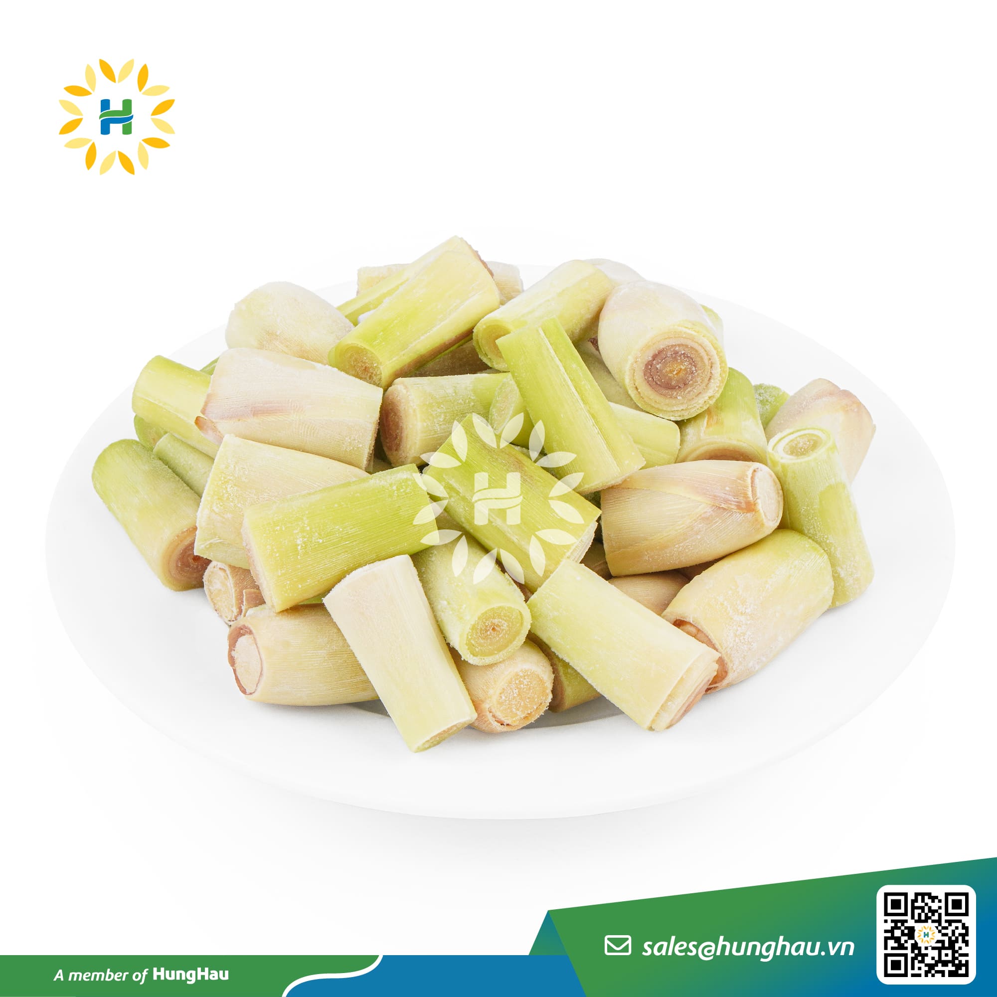 Sả đông lạnh cắt khúc