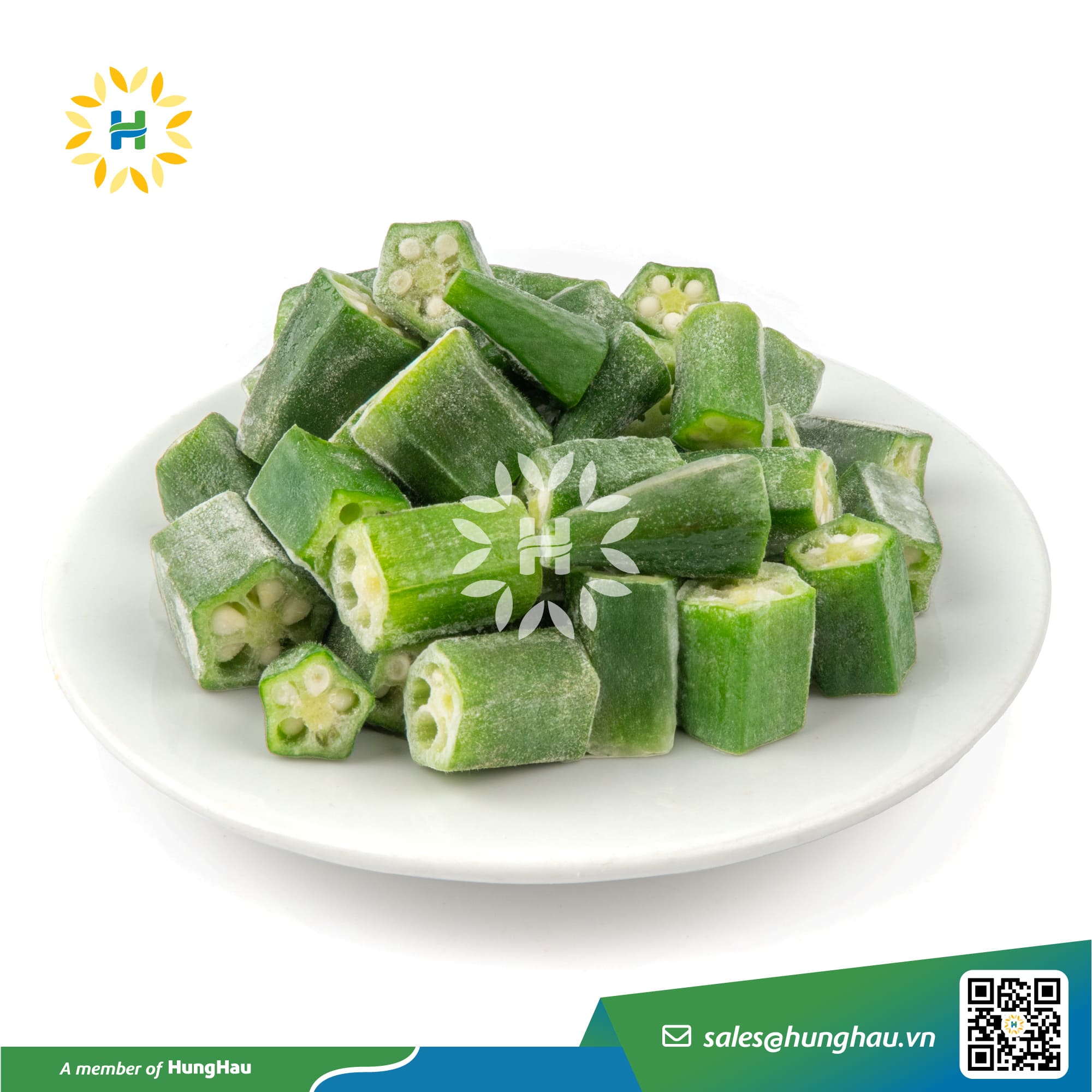 Đậu bắp cắt khúc đông lạnh