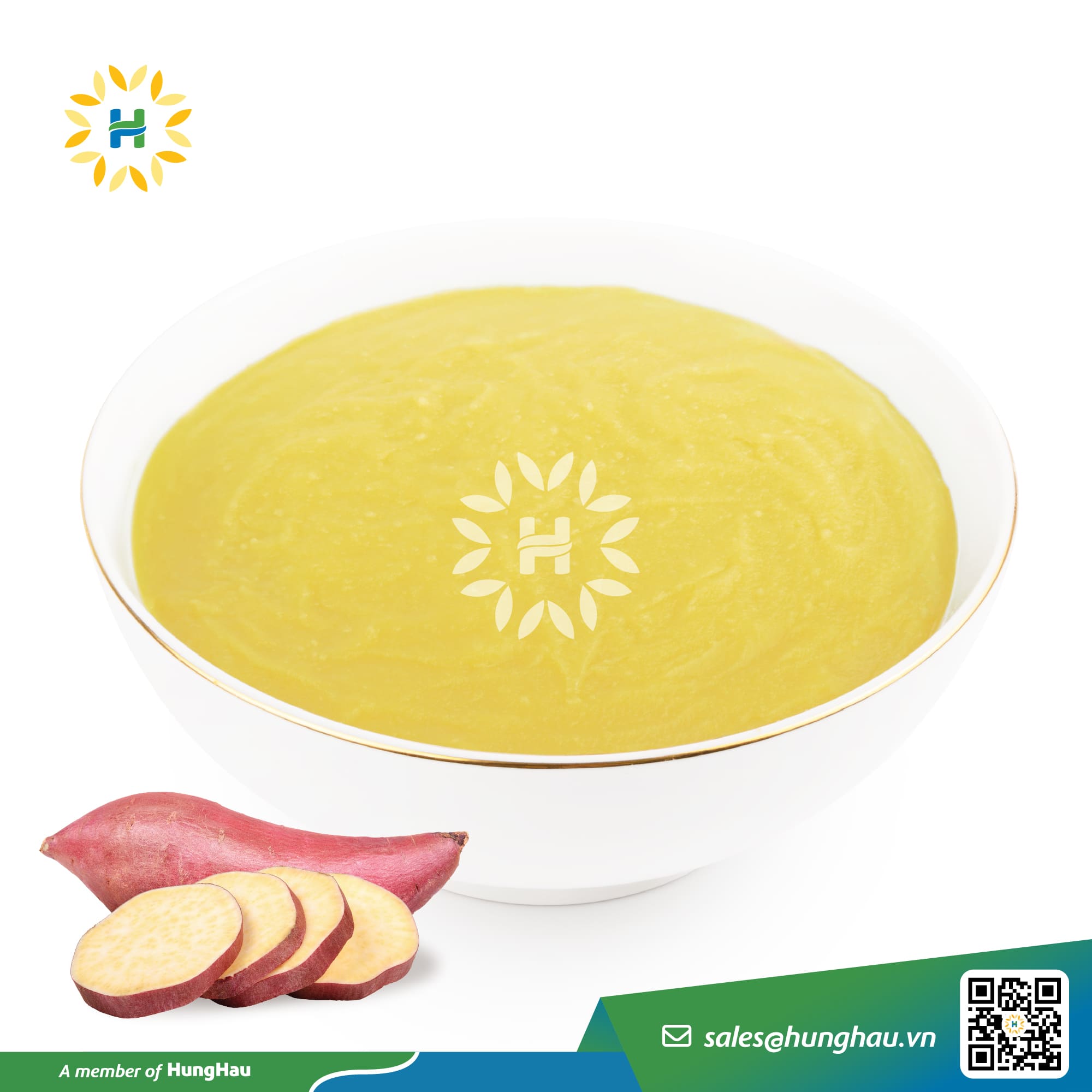 Puree khoai lang vàng đông lạnh