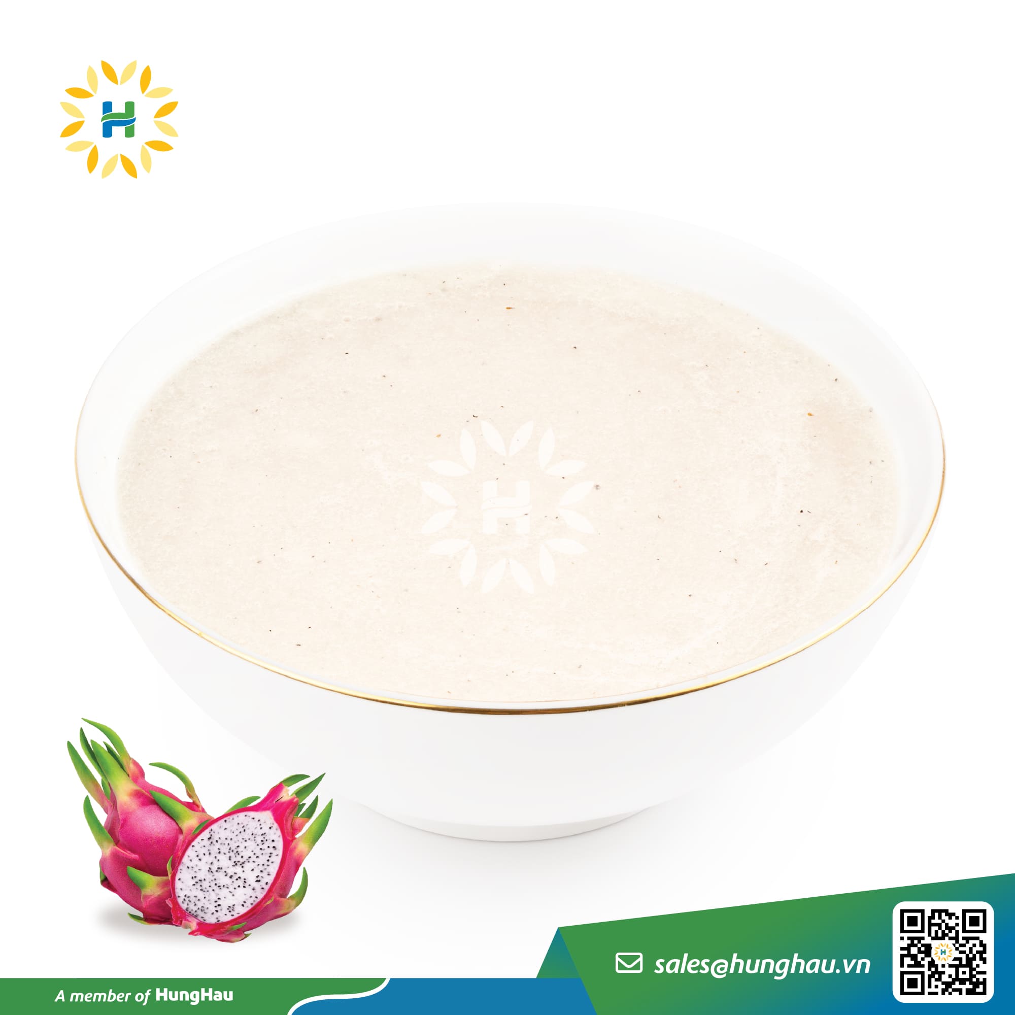 Puree thanh long trắng không hạt