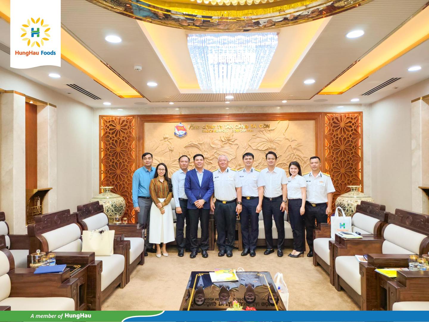 HungHau Holdings promotes strategic cooperation with Tan Cang Saigon Corporation.