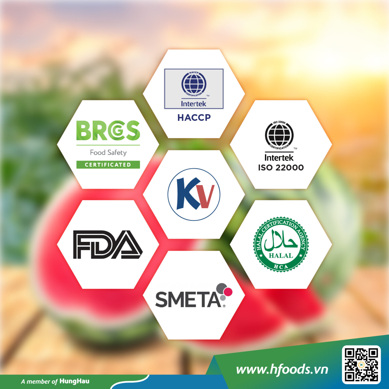 HungHau Foods’ System Standards & Certifications