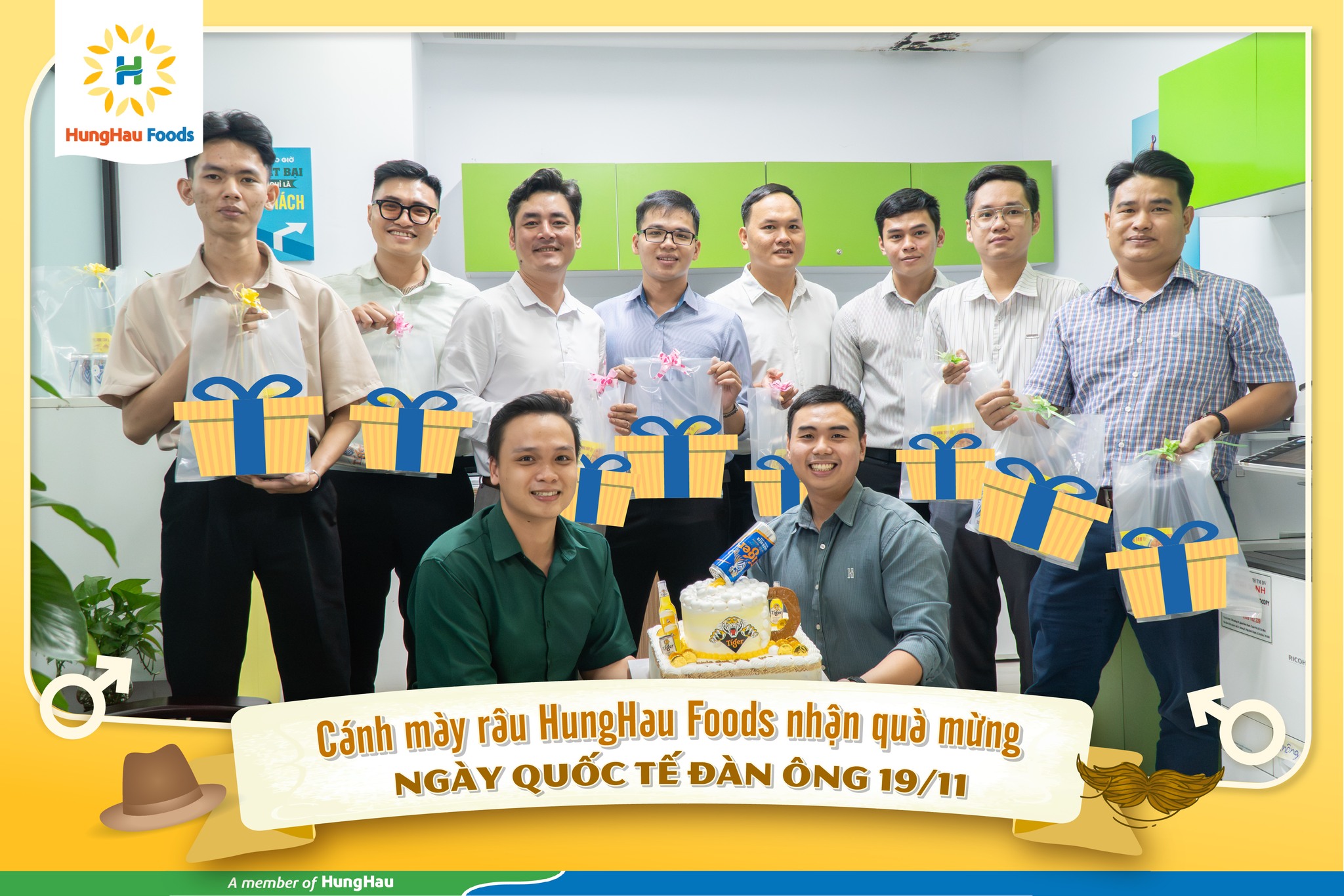 <center> Tập thể CB-NV Nam HungHau Foods <Center>