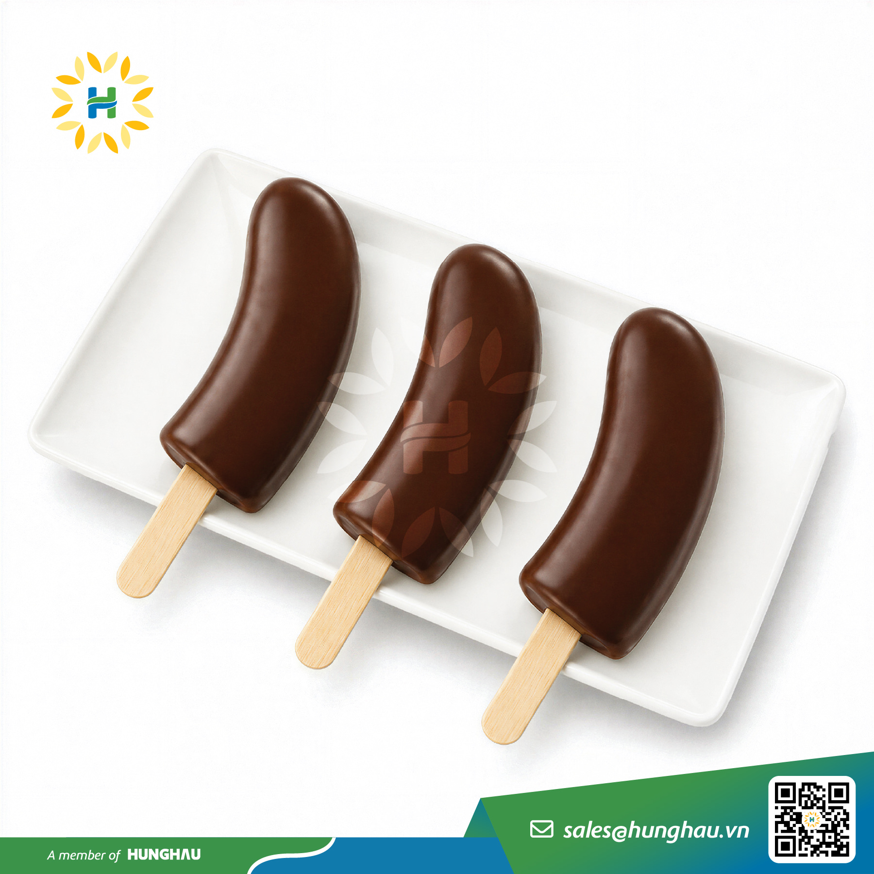 Chuối Que Nhúng Socola Đông Lạnh