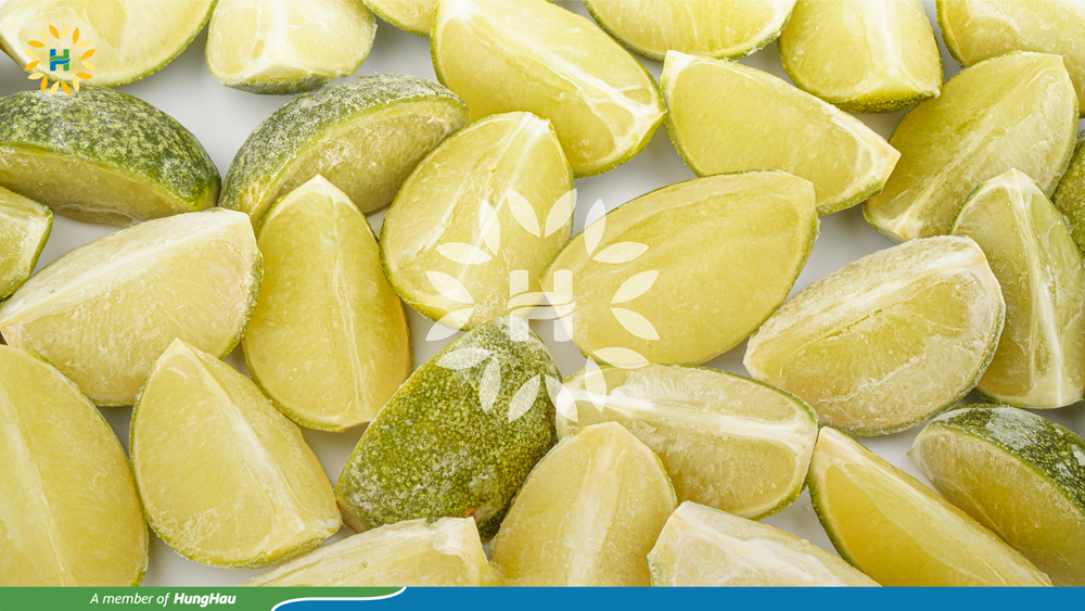 chanh đông lạnh cắt 1/4 HungHau Foods