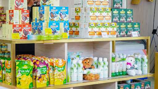 Khu trưng bày ở siêu thị OCHAO