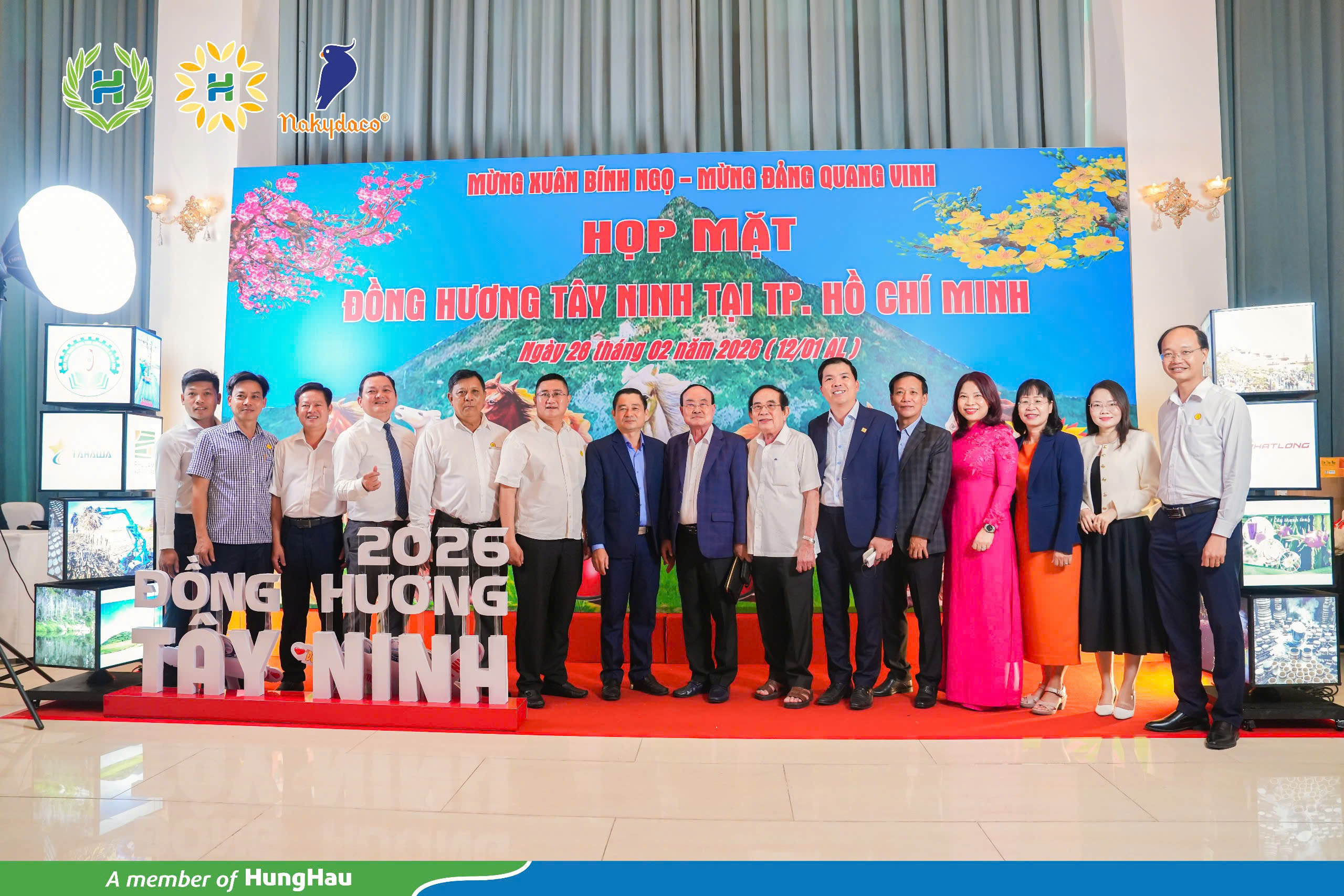 hunghau fmcg group tham dự họp mặt hội doanh nhân đồng hương tây ninh