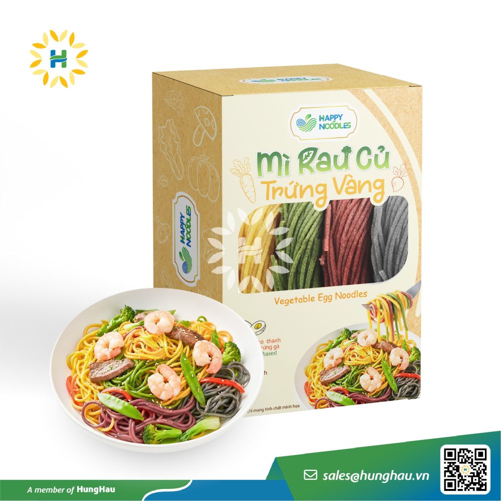 Mì Rau Củ Trứng Vàng Happy Noodles