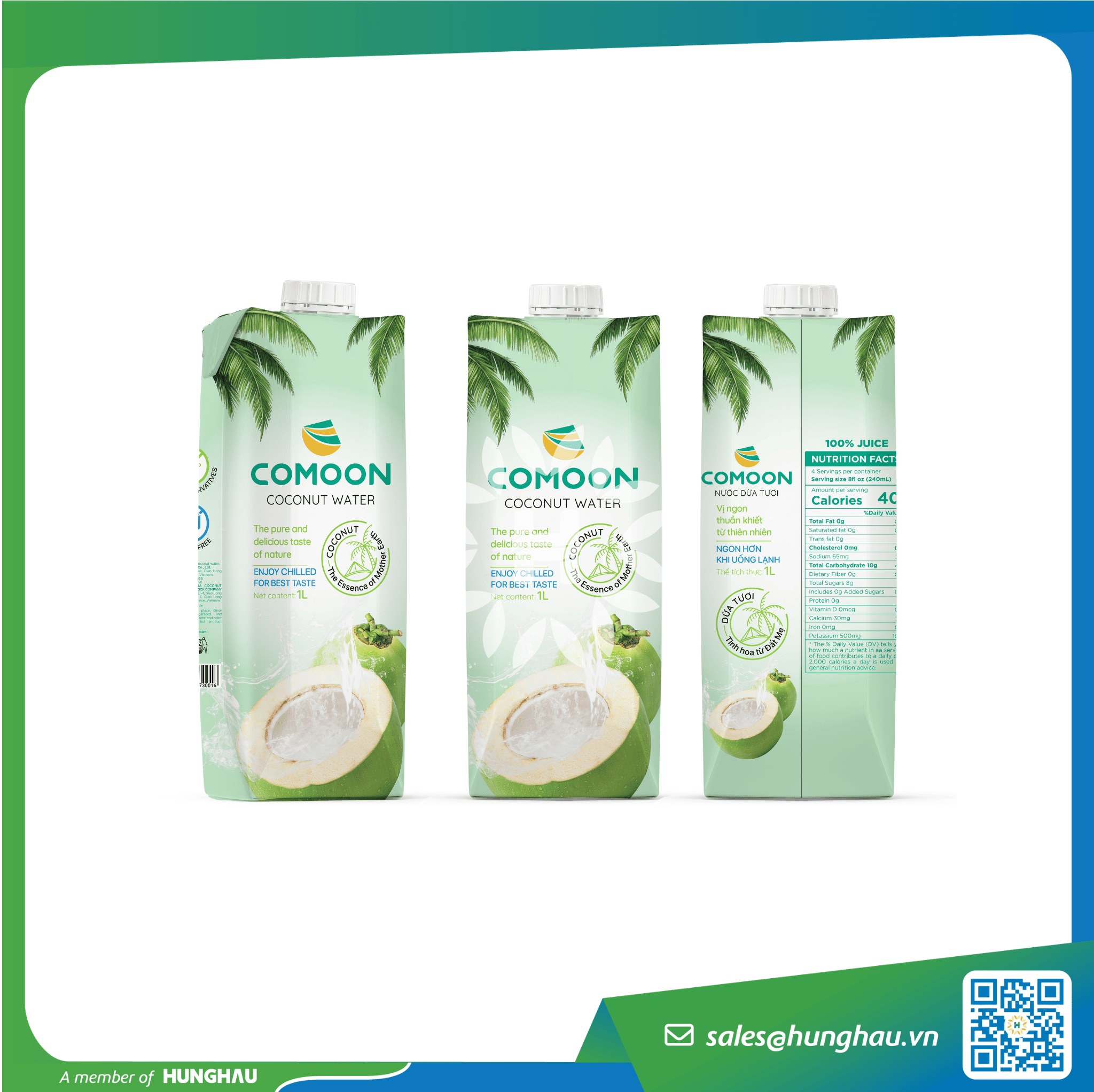 Nước dừa đóng hộp Comoon