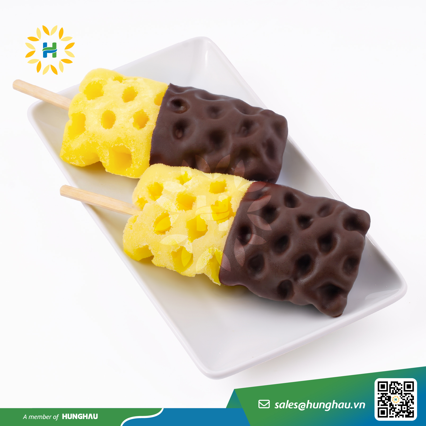 Frozen Chocolate Covered Pineapple HungHau Foods